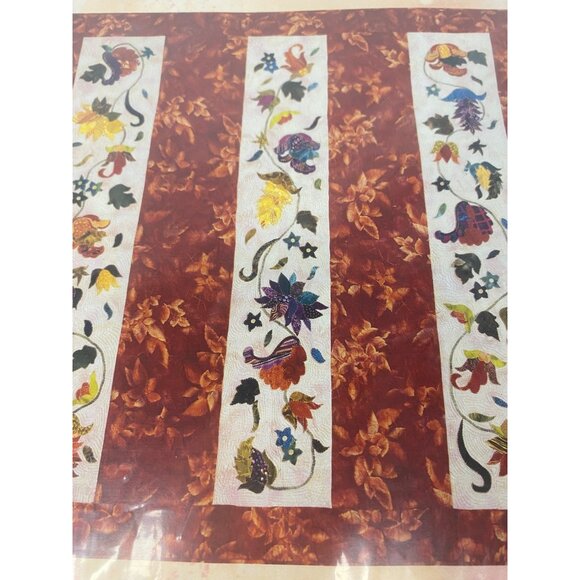 Summers End Quilt Pattern Kit By Patricia B. Campbell Jacobean Botanicals 2001 - Picture 4 of 5